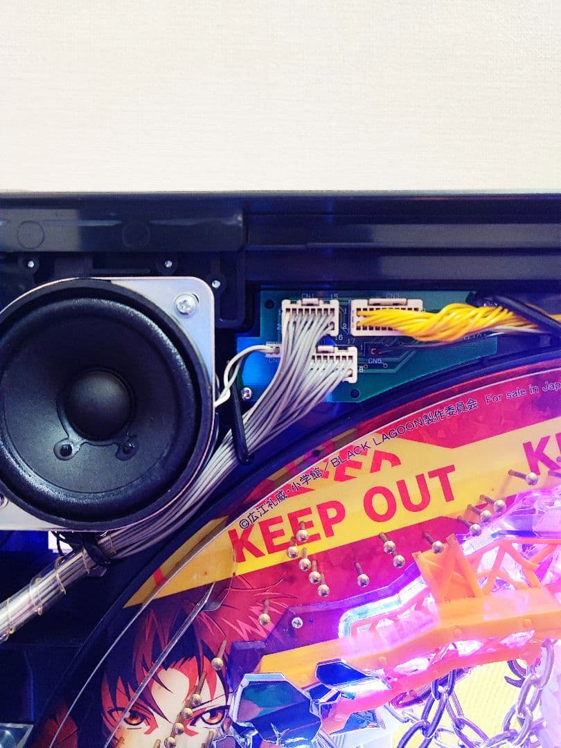 CRブラックラグーンFTX 家庭用改造済 パチンコ実機 たのメル便発送 不具合有