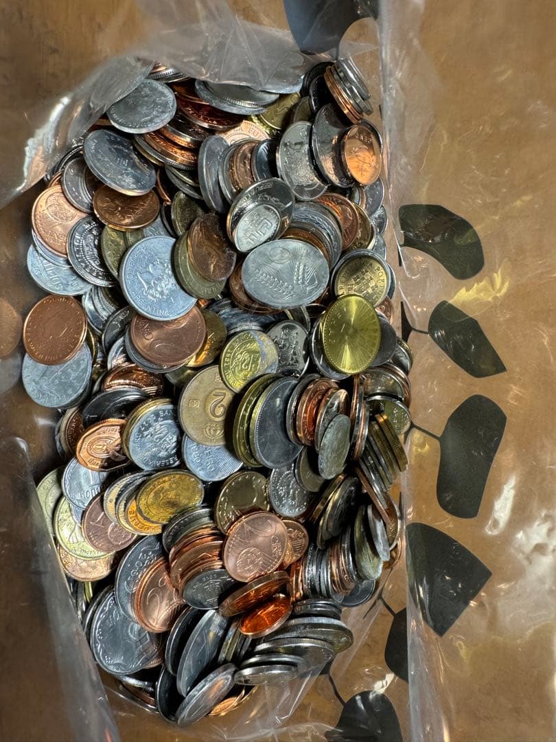 外国硬貨 1435g 外国まとめ売り