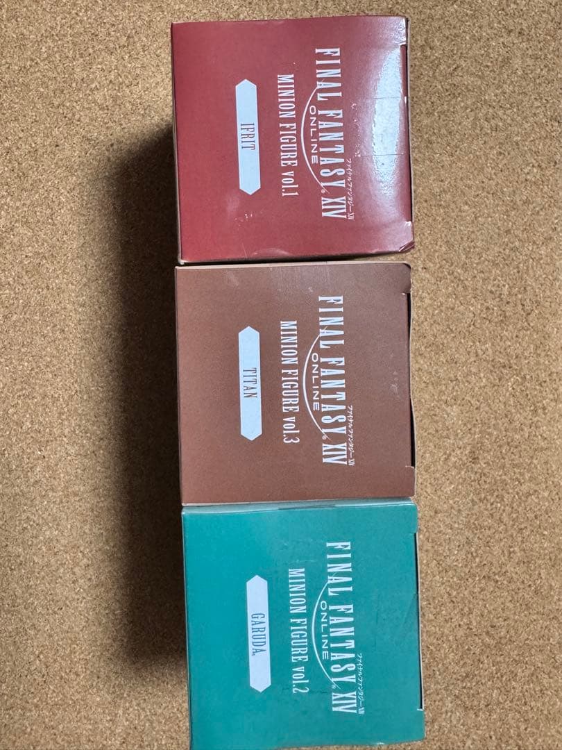 【未開封】FINAL FANTASY XIV ミニオンフィギュア 3種セット