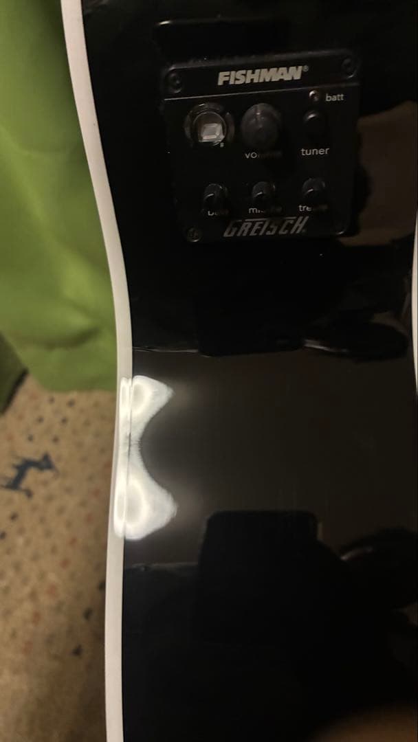 Gretsch ブラックアコースティックギター