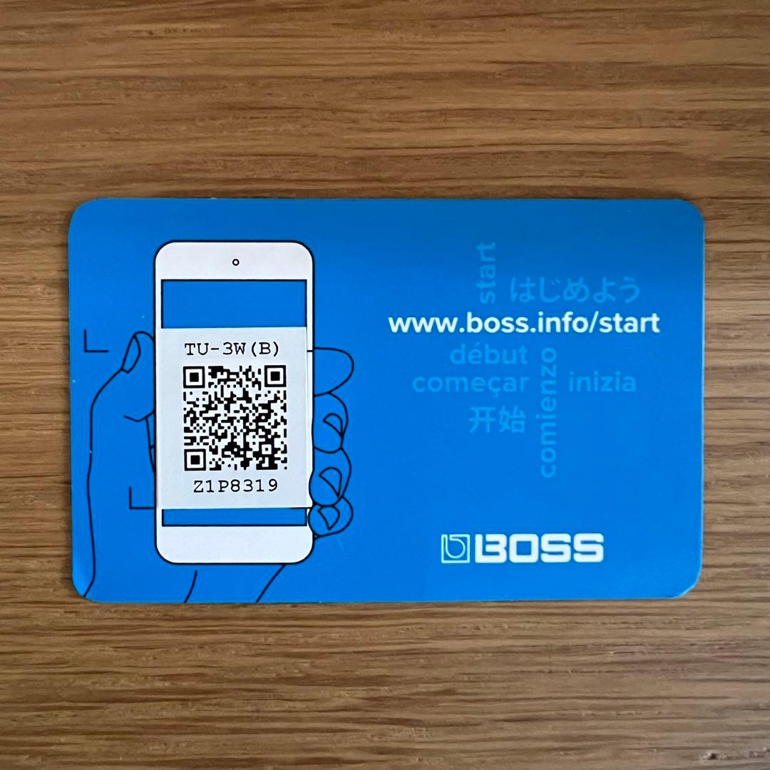 BOSS TU-3w MADE IN JAPAN 銀ネジ ペダルチューナー