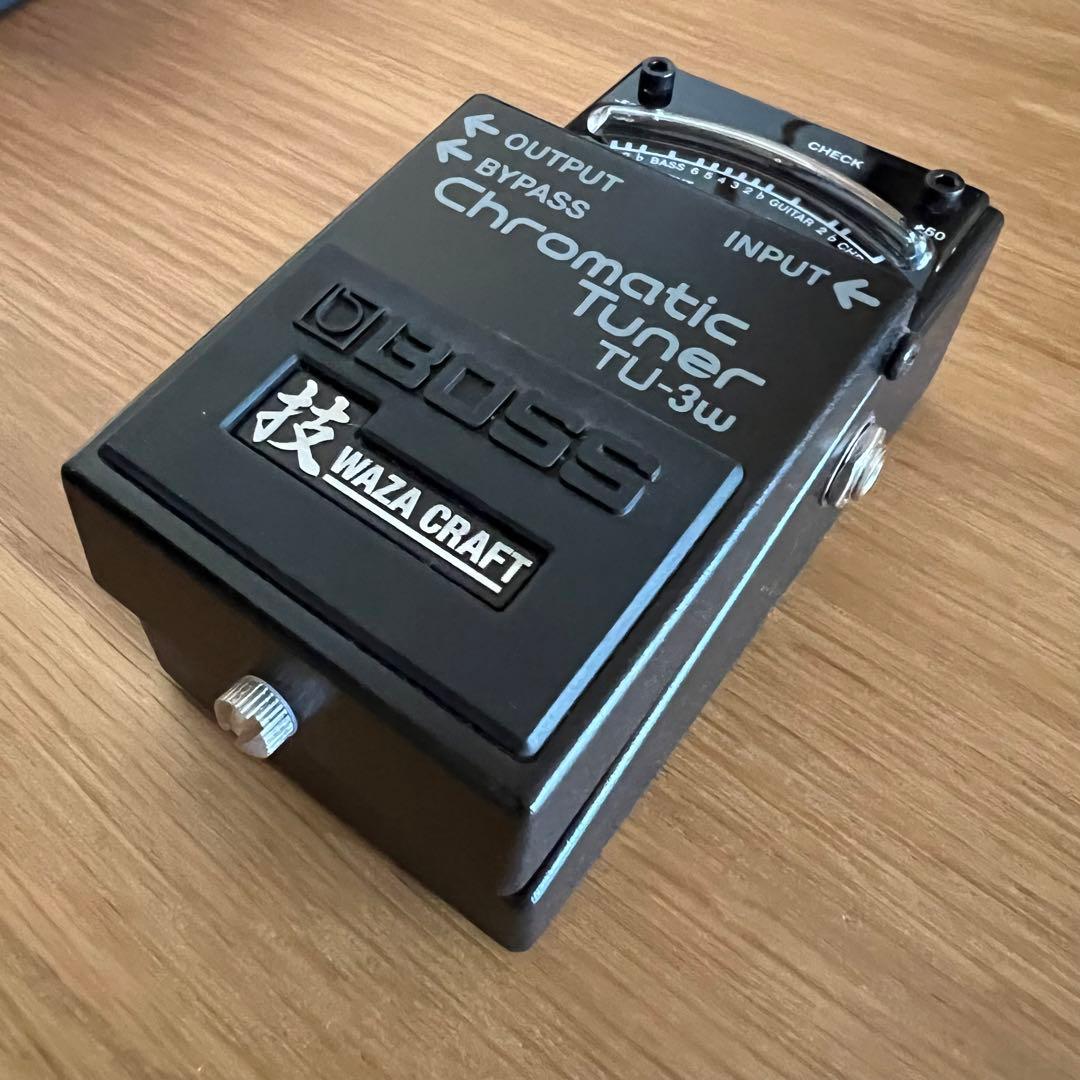 BOSS TU-3w MADE IN JAPAN 銀ネジ ペダルチューナー