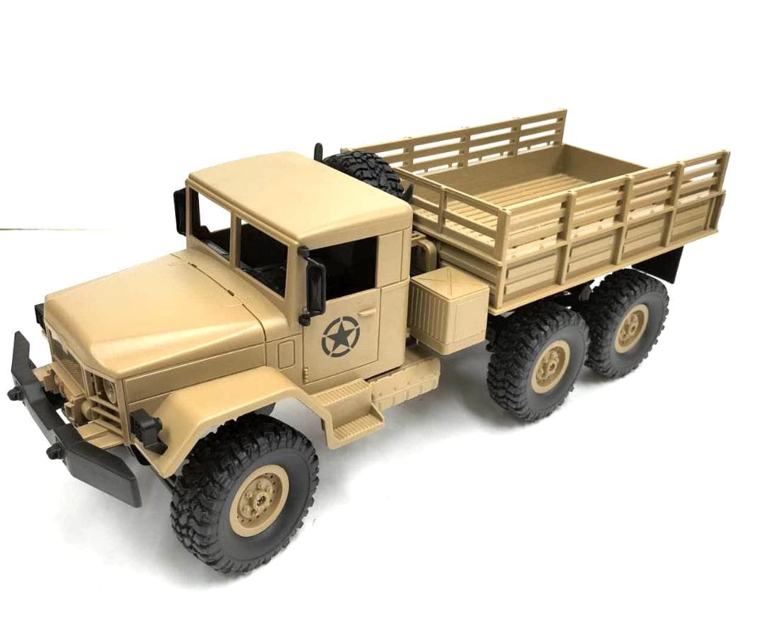 1/16ミリタリートラックラジコン　6輪駆動クローラー　WPL　B-16黄色