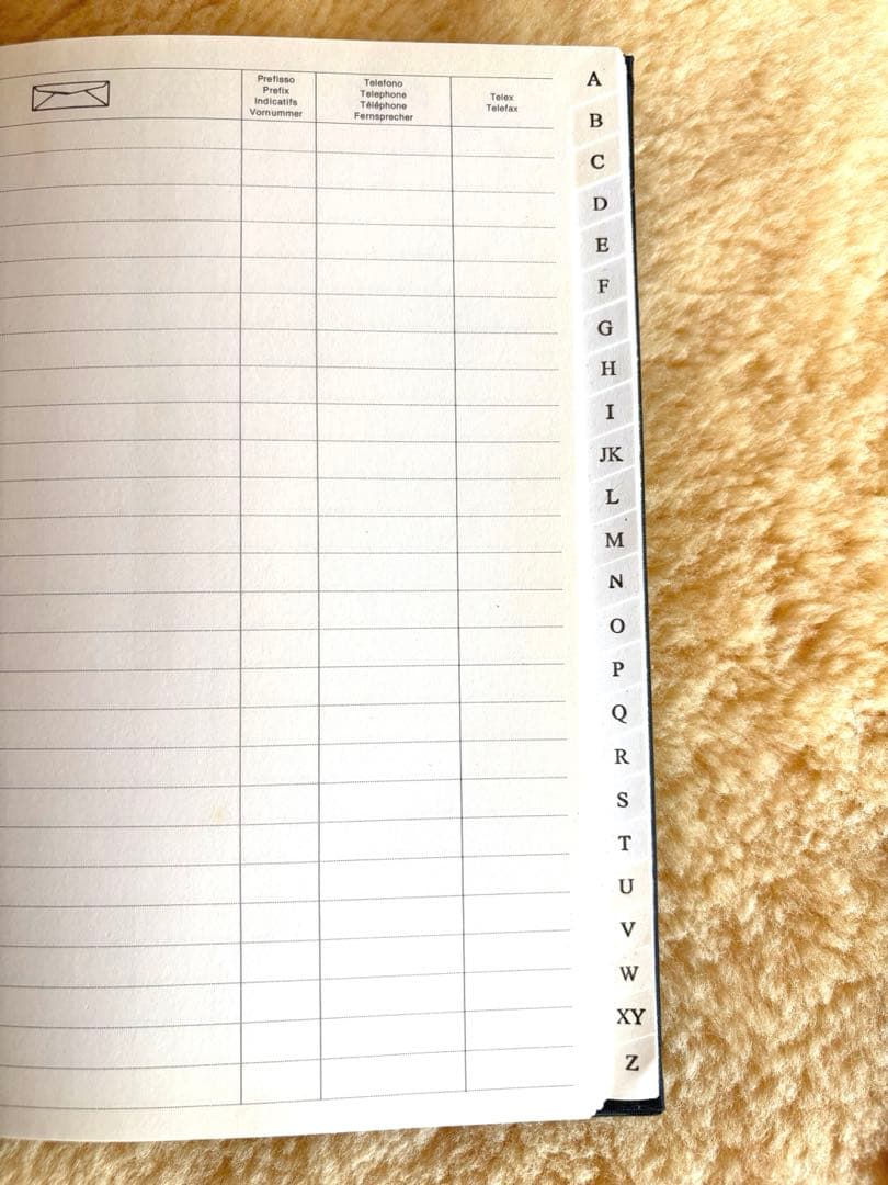 銀プレートのアドレス帳　イタリア　老舗Casa dell’Argento社製