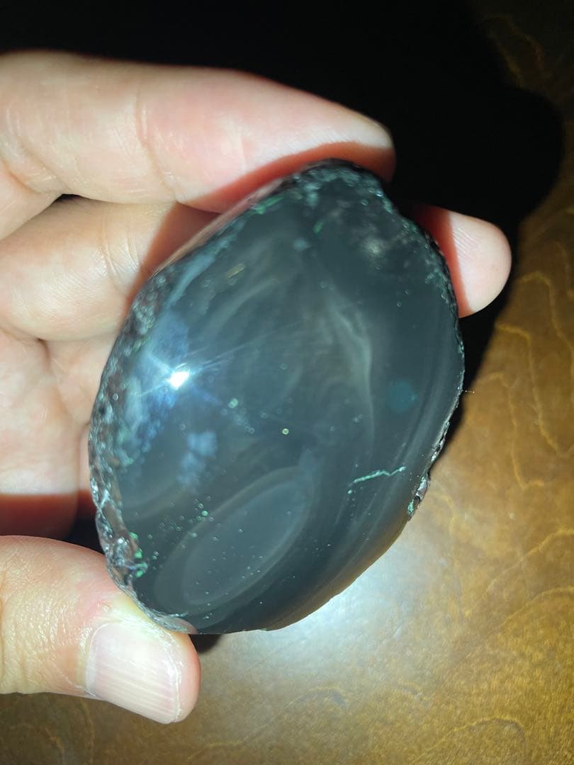 研磨品　十勝石玲瓏　金虹　ゴールデンレインボーシラー