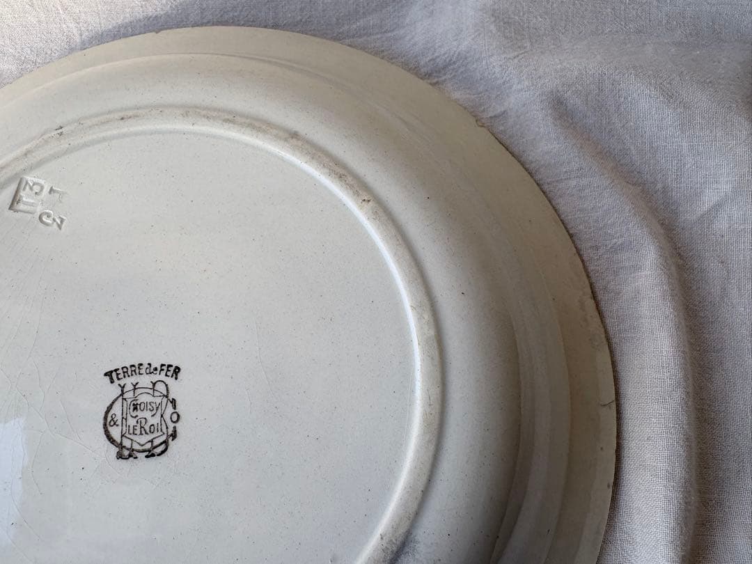 フランスアンティーク　ムーラン・デ・ルー窯　ボウル