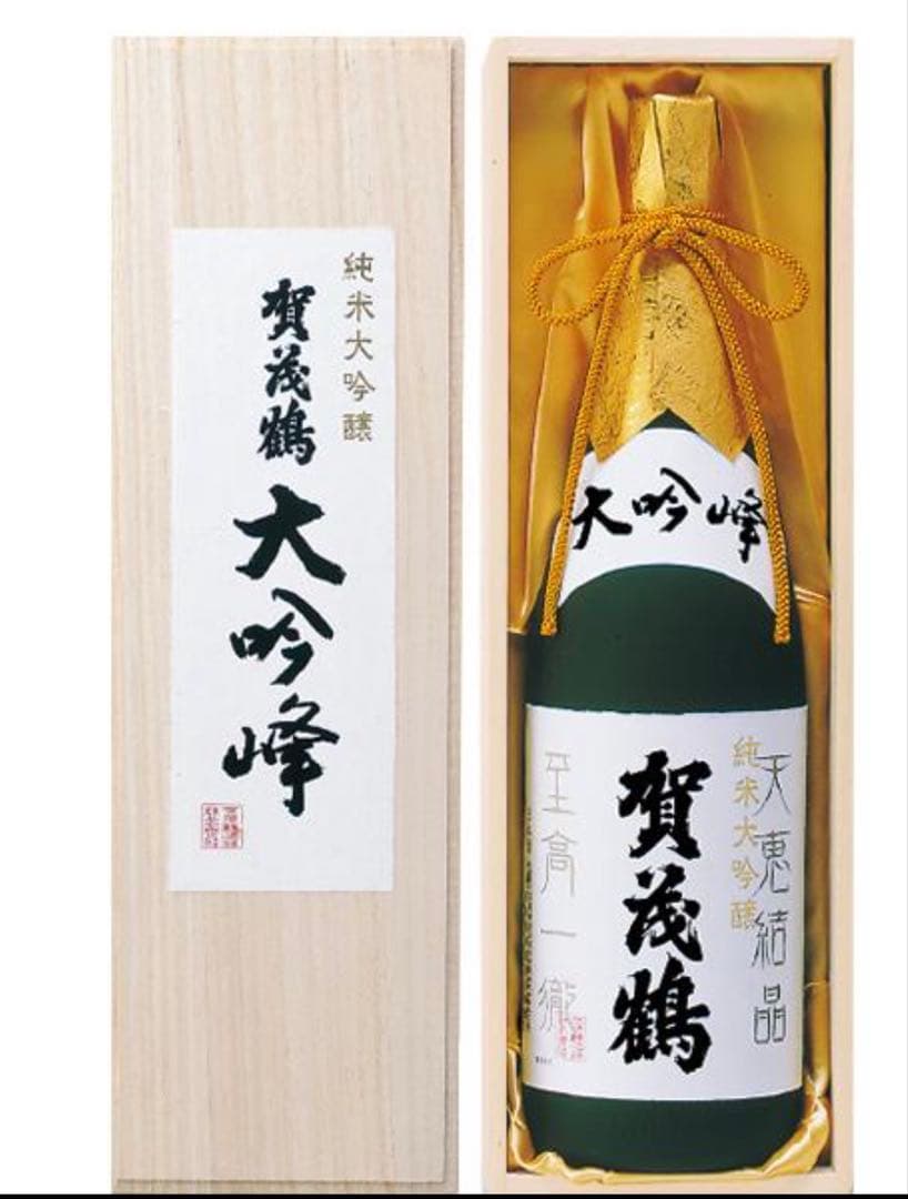 賀茂鶴 純米大吟醸 1800ml 木箱入り
