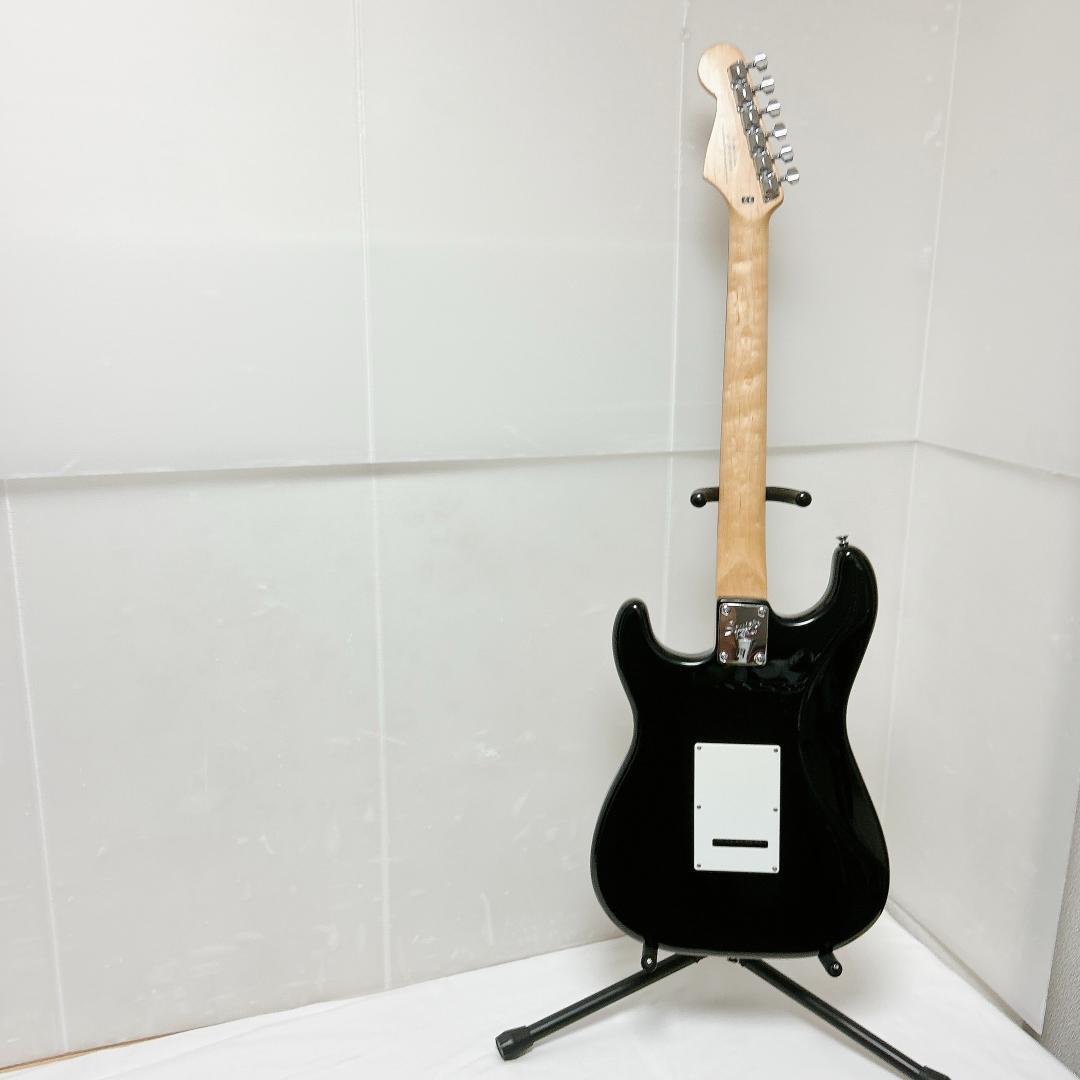 美品 Squier スクワイヤー ストラトキャスター バレット ブラック 黒