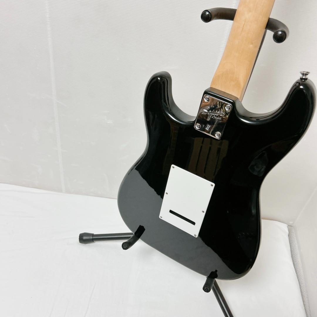 美品 Squier スクワイヤー ストラトキャスター バレット ブラック 黒