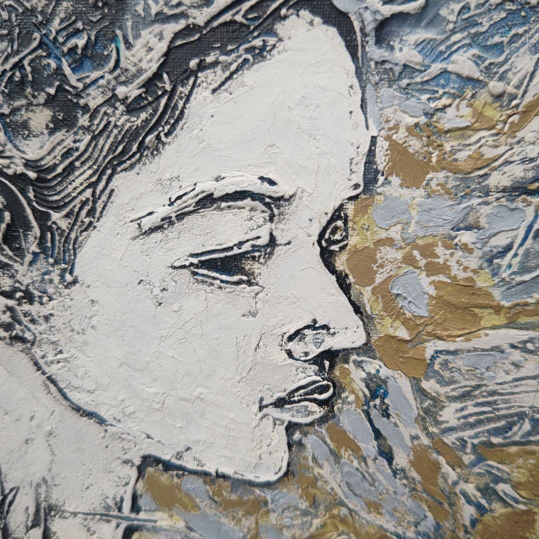 木村二朗「無題」８号油彩、堅牢封蝋的マチエル