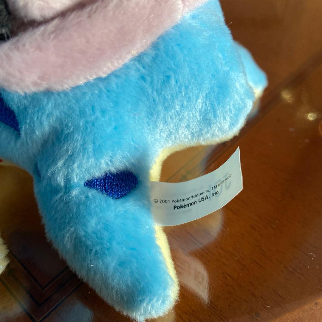 【激レア】絶版ポケペアぬいぐるみラプラス&マリル2001年ポケモンUSA