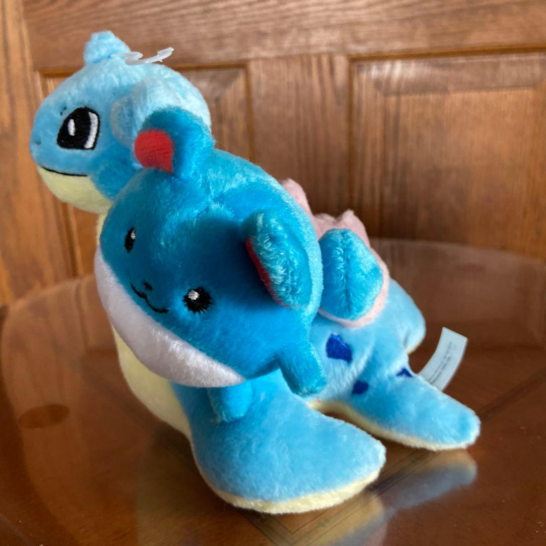 【激レア】絶版ポケペアぬいぐるみラプラス&マリル2001年ポケモンUSA