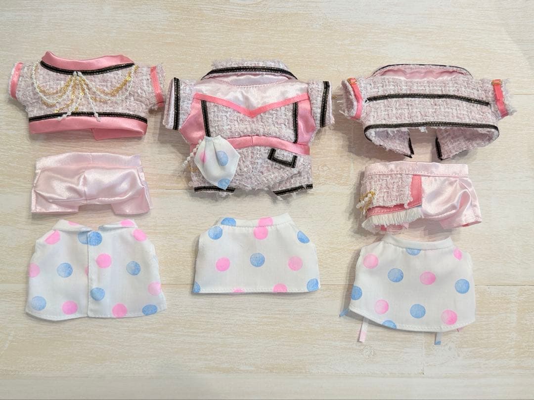 【オーダー】ぬい服　ピンクツイード　大橋さん西畑さん大西さん