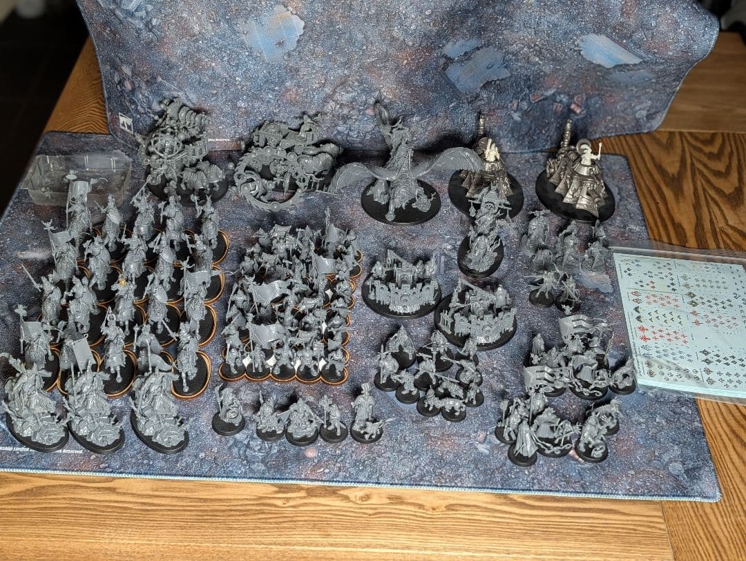 warhammer AoS シグマーの城塞都市 組み立て済未塗装人間セット