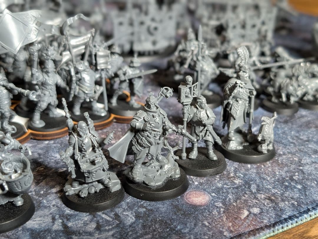 warhammer AoS シグマーの城塞都市 組み立て済未塗装人間セット