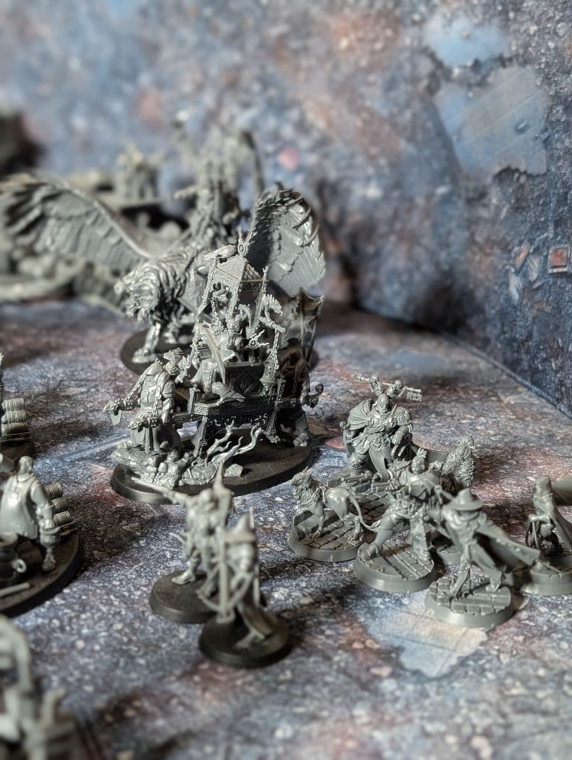 warhammer AoS シグマーの城塞都市 組み立て済未塗装人間セット