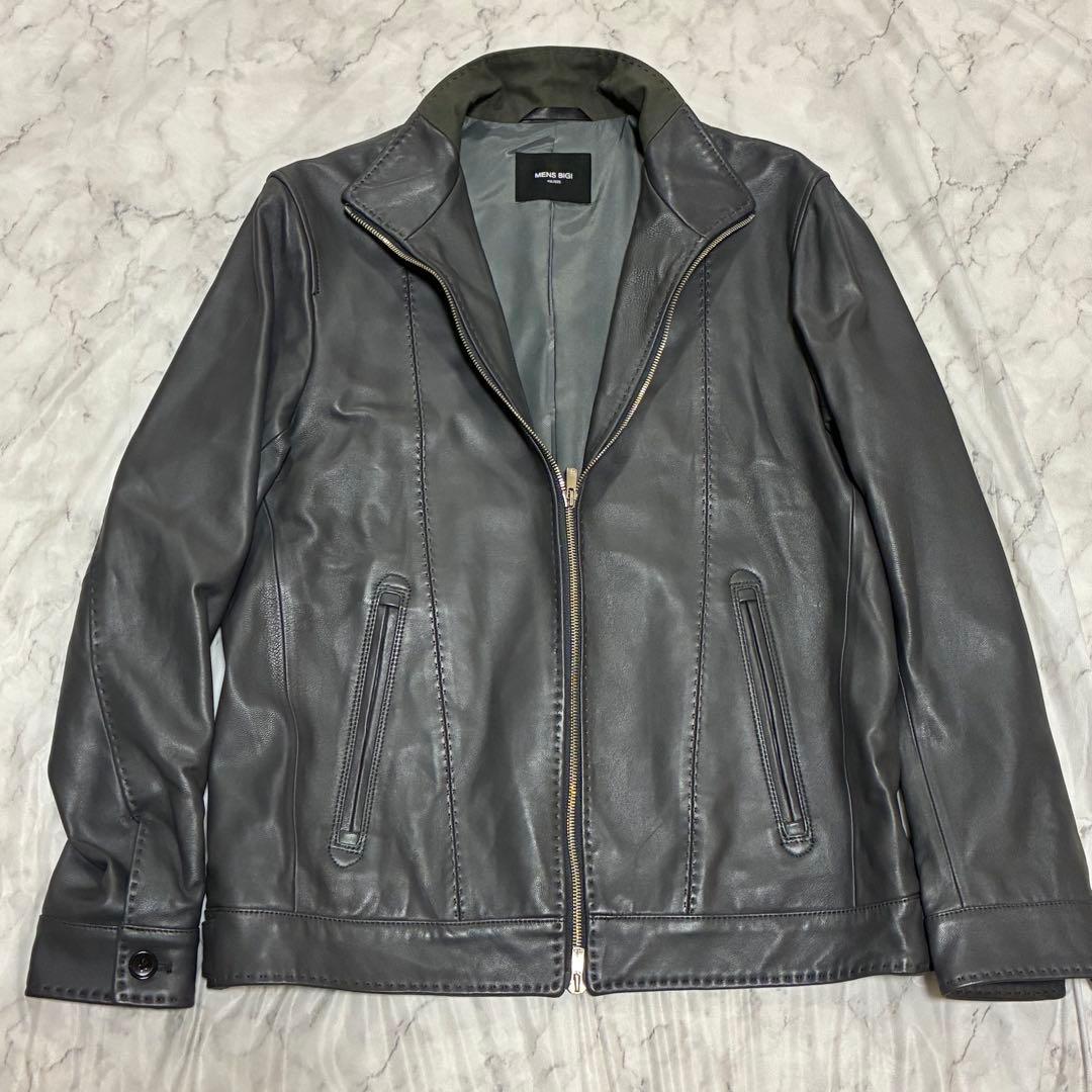 MEN'S BIGI【現行モデル】クロームタンニングレザージャケット