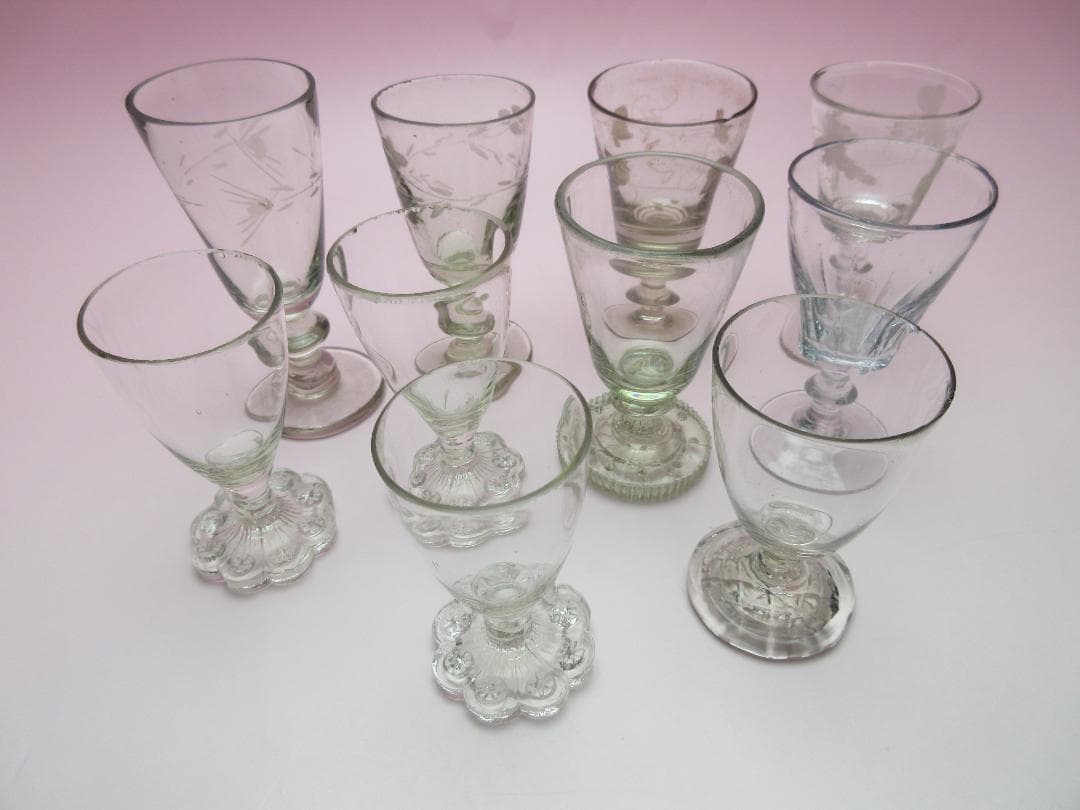 専用　明治～大正 他 リキュールグラス まとめて C 70610