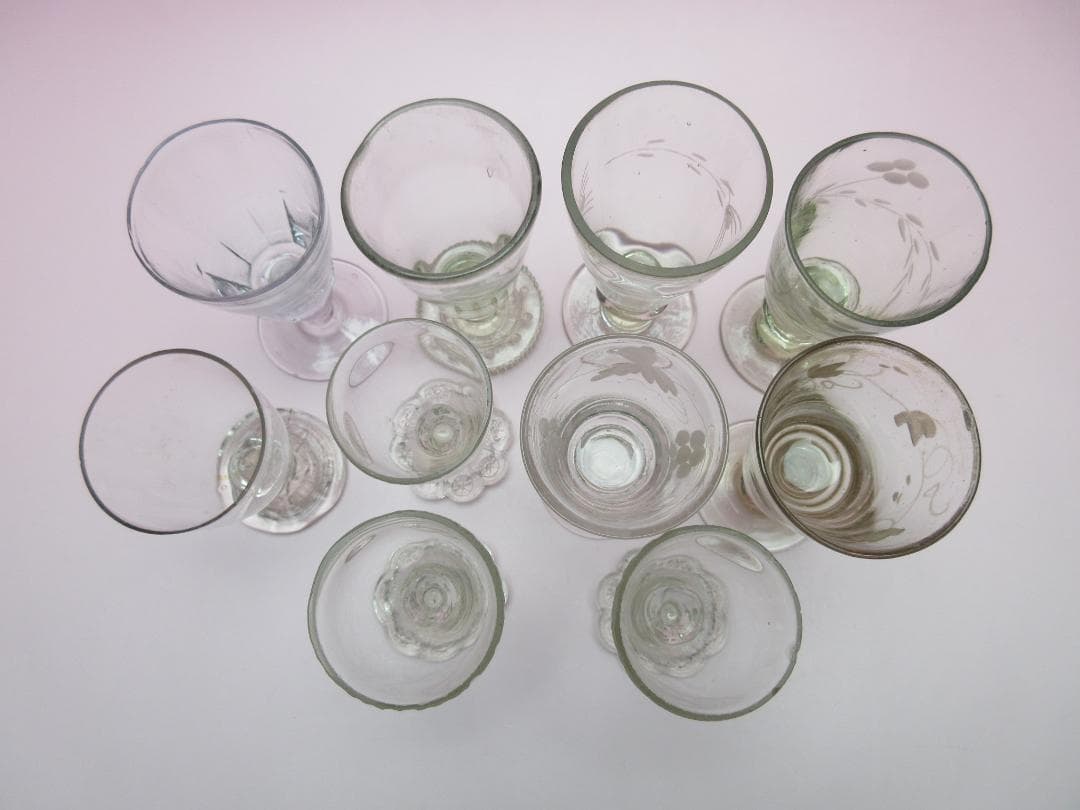 専用　明治～大正 他 リキュールグラス まとめて C 70610