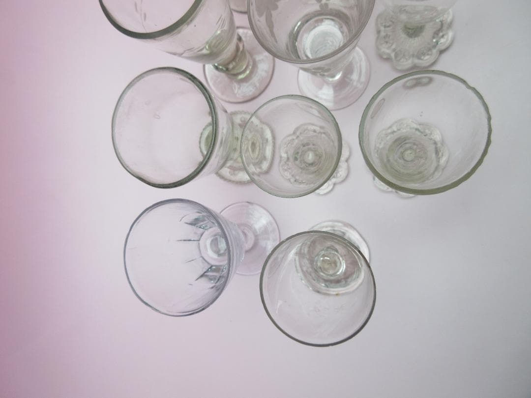 専用　明治～大正 他 リキュールグラス まとめて C 70610