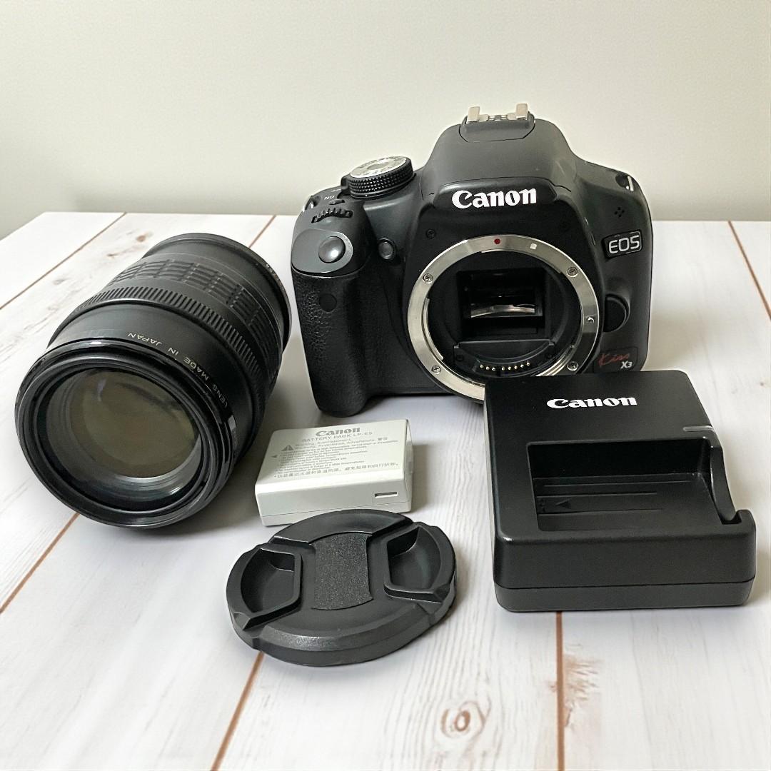 一眼レフデジタルカメラ/Canon Kiss X3/中望遠撮影/スマホ転送可