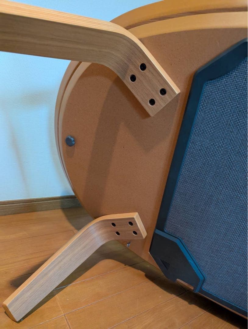 ■送料込■無印良品 木製楕円こたつ 曲木脚 フラットヒーター 暖房器具