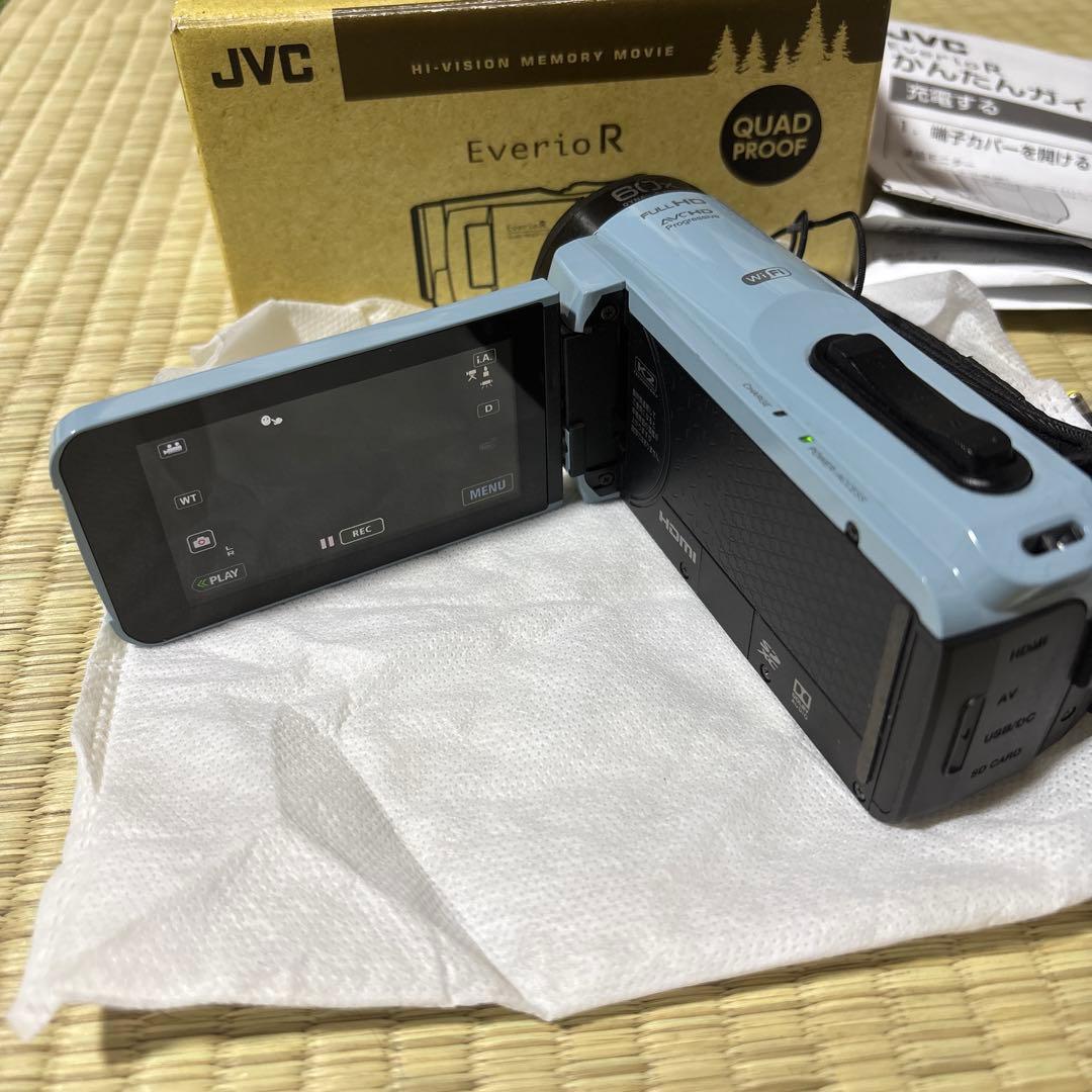 JVC Everio R GZ-RX680-A 防水 防塵 ビデオカメラ