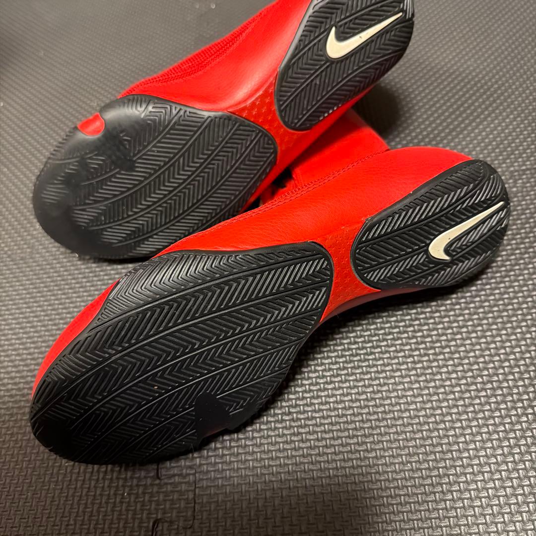Nike ボクシングシューズ レッド ハイカット　25.5サイズ