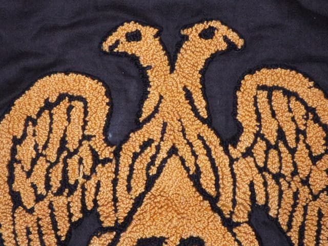 40’S★フリーメイソン★32階位★壁掛け★ピロケース★ビンテージ★ワッペン