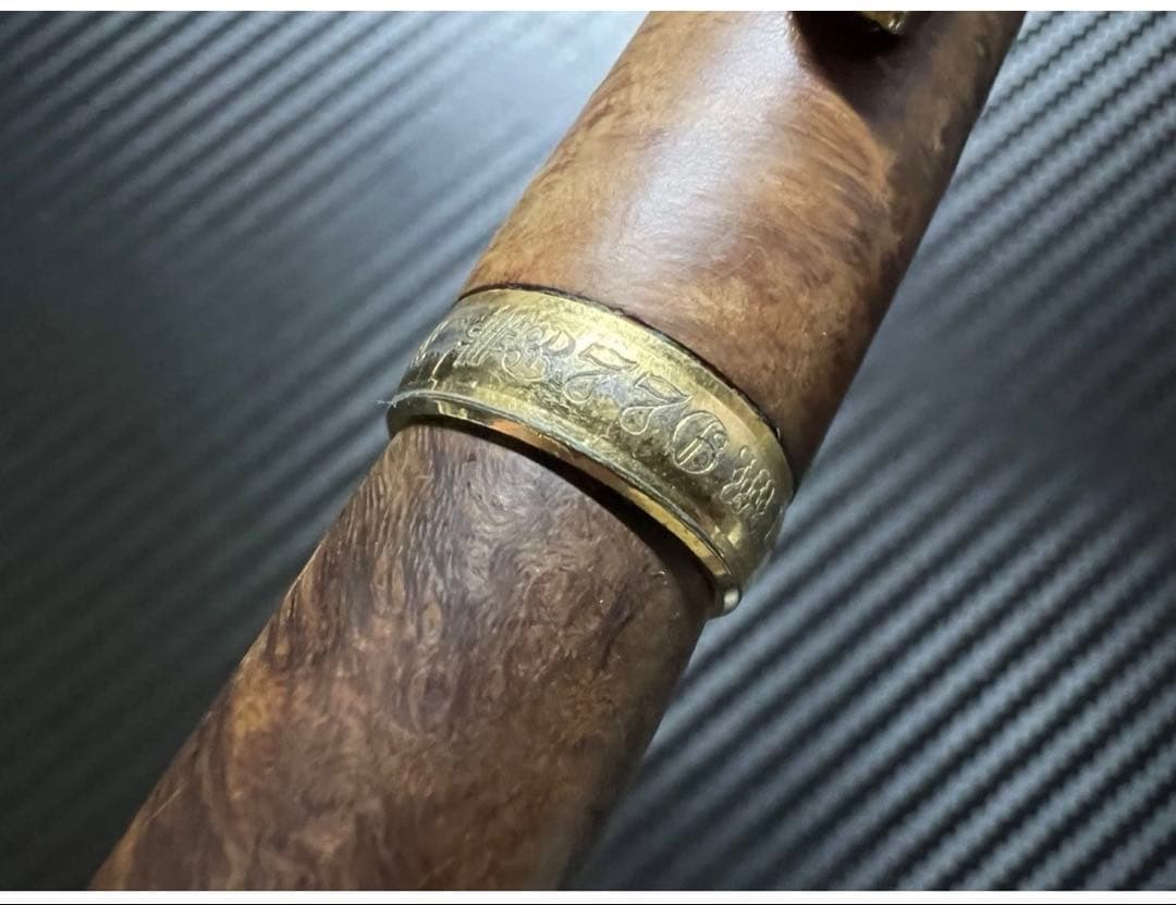 美品 プラチナ 3776 センチュリー ブライヤー 万年筆 M 中字