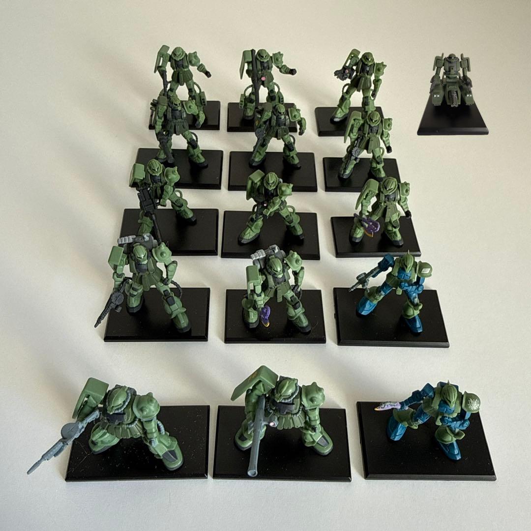 1／400ガンダムコレクション ザク シリーズ16体 セット