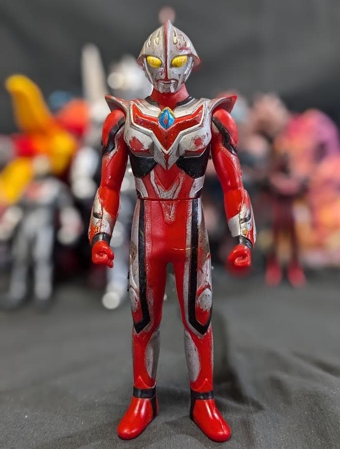 ウルトラマンネクサス＆登場怪獣・宇宙人（バンダイ）ソフビフィギュア７体セット＋２