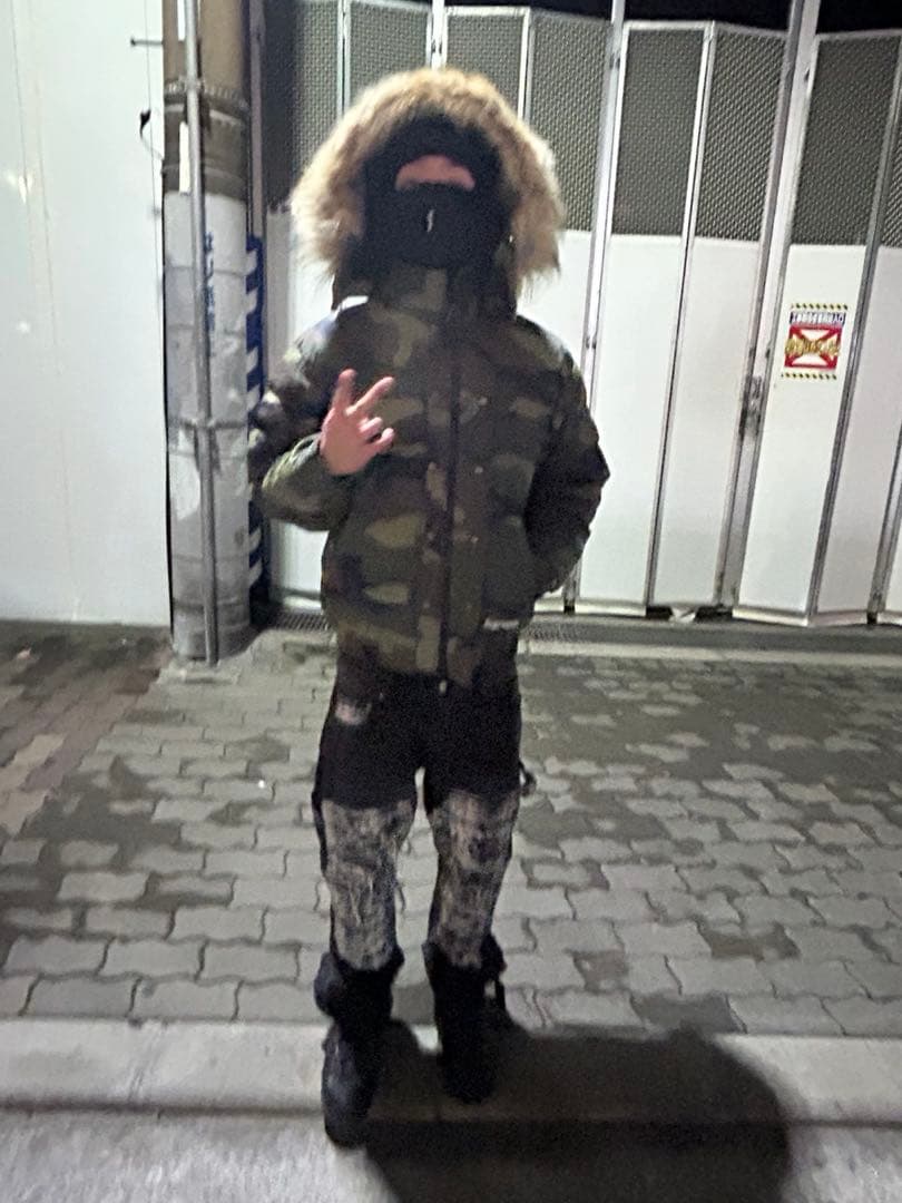 daiki　ハーレー　筆記体パーカー