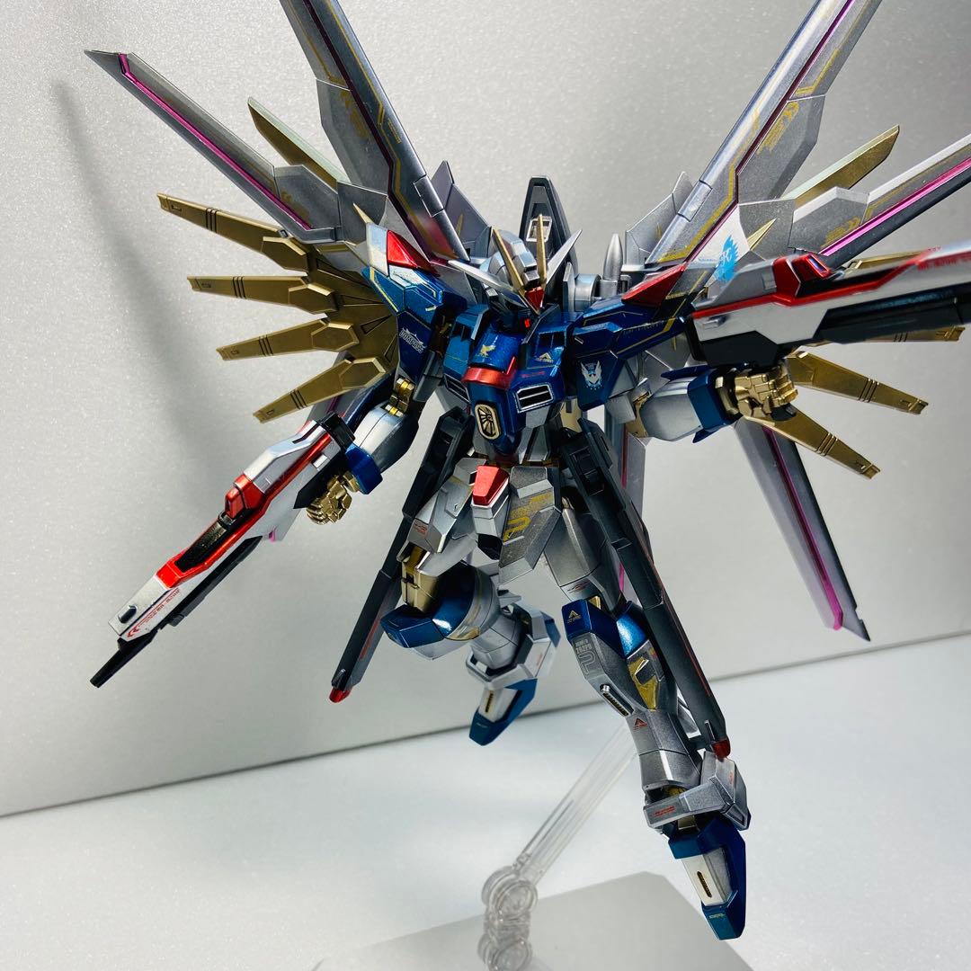HG マイティーストライクフリーダムガンダム ライフリカラー 全塗装 ガンプラ