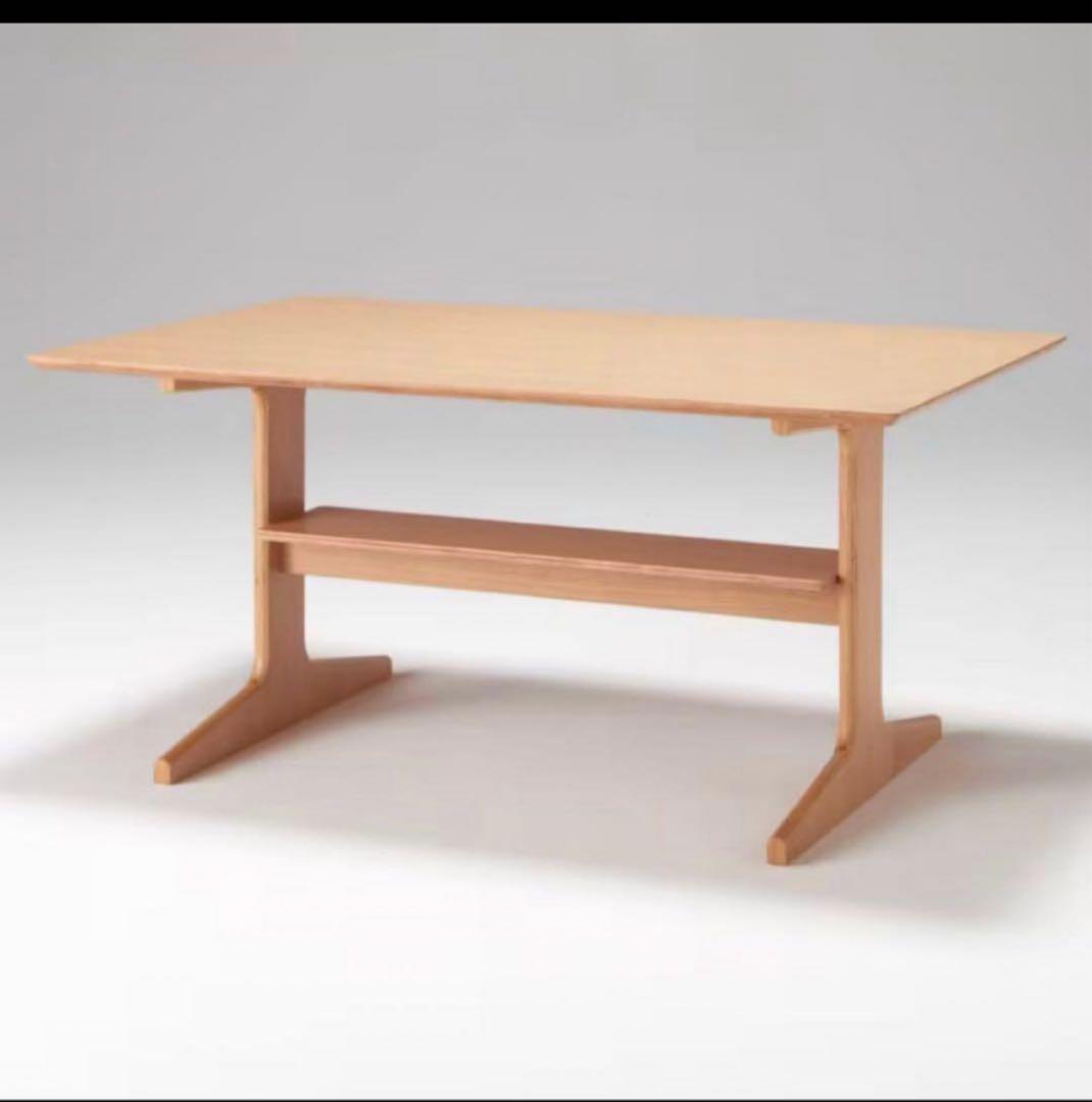 名品】無印 MUJI リビングでもダイニングでもつかえる ダイニングテーブル