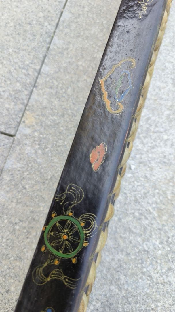 旧藏 時代物　大型文房具 木製　清国両替商用　算盘そろばん　置物　アンティーク