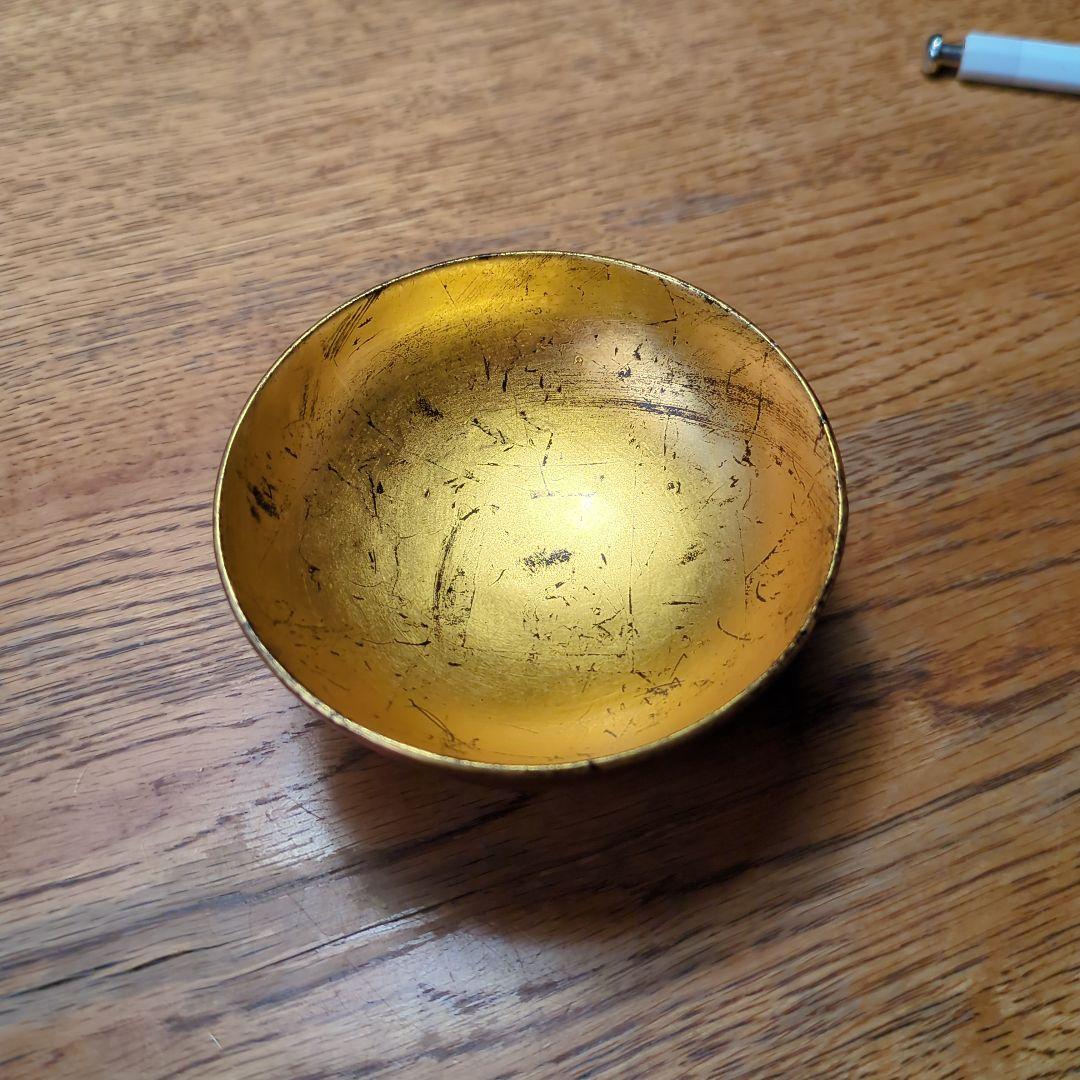 朱塗り　漆　盃