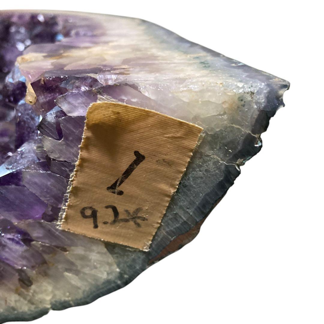 美形・美品9.1kgアメジストドームクラスター 濃紫　天然石原石美結晶&美極濃紫