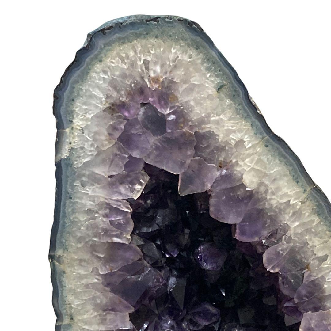 美形・美品9.1kgアメジストドームクラスター 濃紫　天然石原石美結晶&美極濃紫