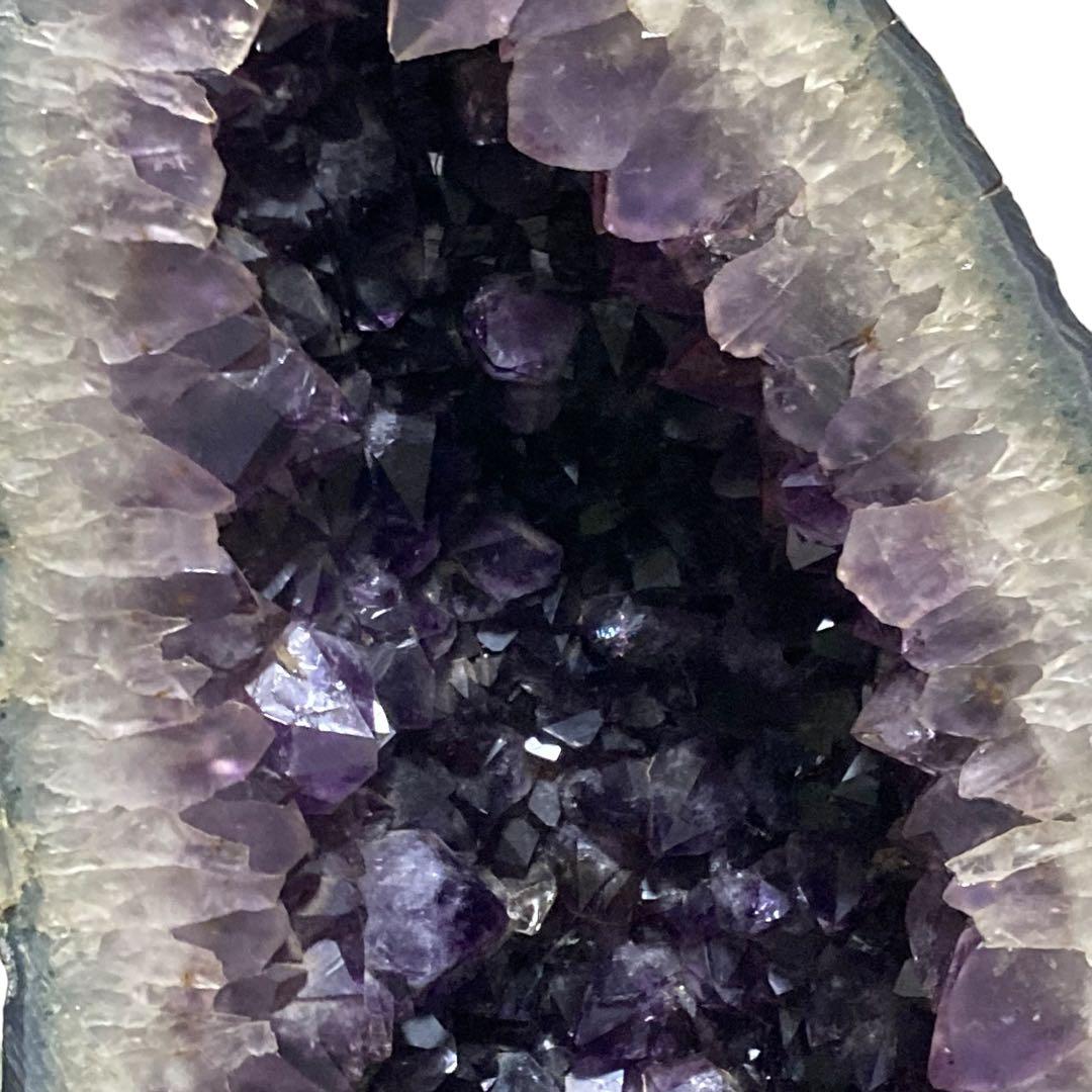 美形・美品9.1kgアメジストドームクラスター 濃紫　天然石原石美結晶&美極濃紫