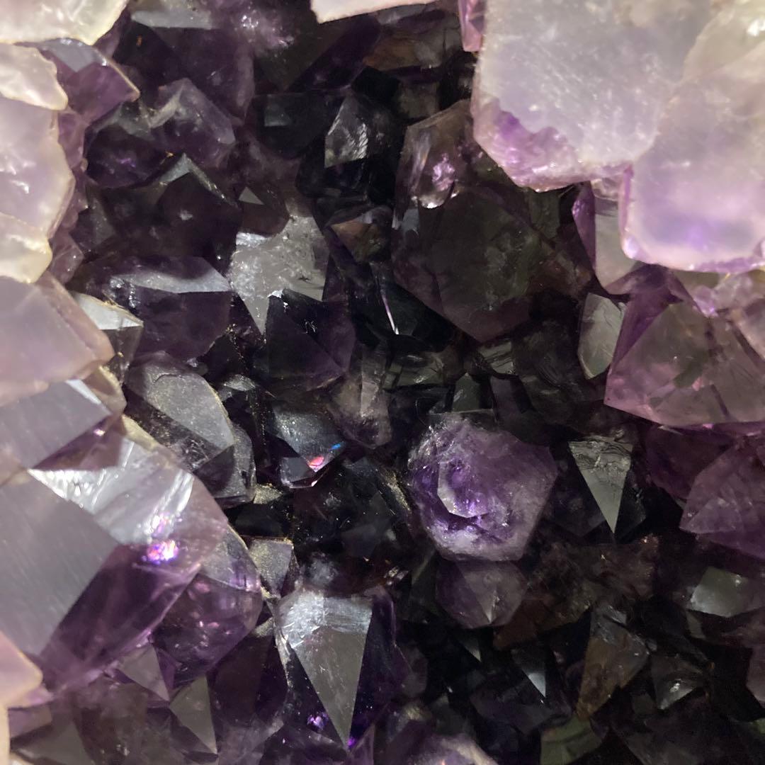 美形・美品9.1kgアメジストドームクラスター 濃紫　天然石原石美結晶&美極濃紫