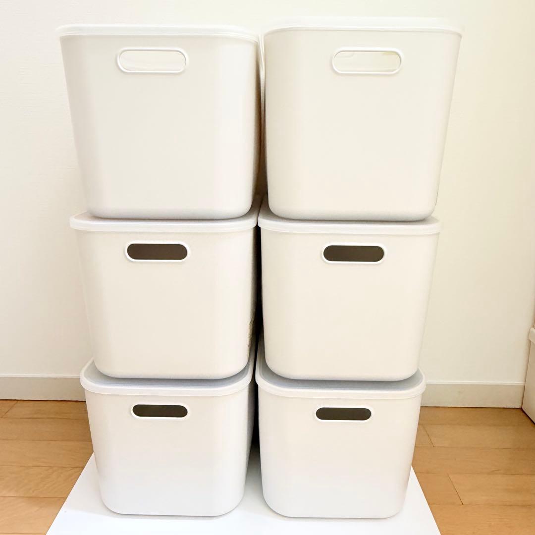 専用です無印良品　やわらかポリエチレン　ケース　Ｌ　大　12個セット　蓋付き