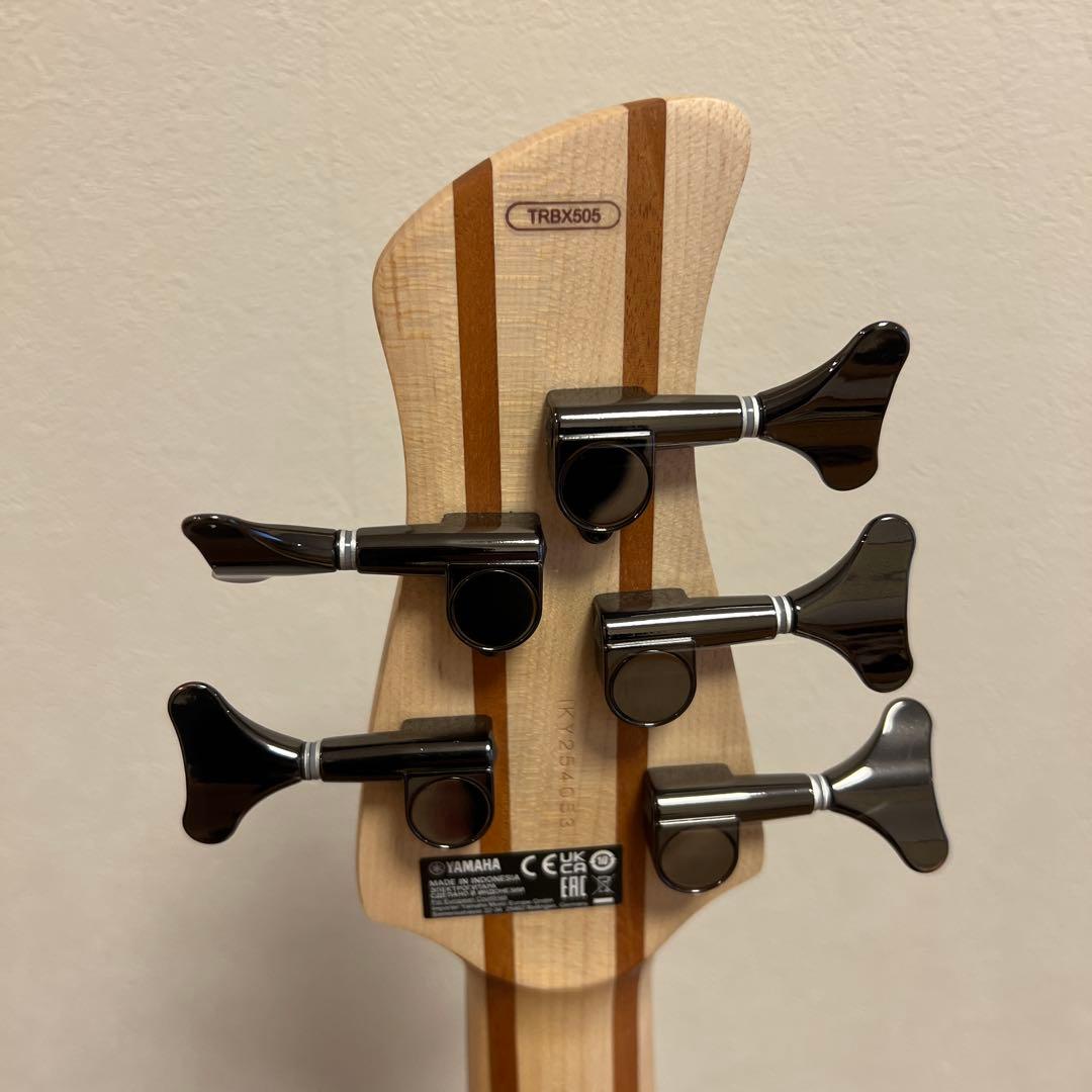 YAMAHA ベースギターTRBX505 TBR【超美品】5弦+元箱+etc