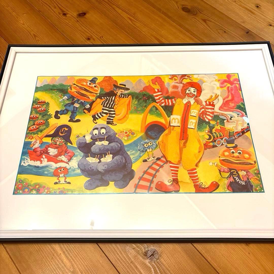 レア！　1971年　マクドナルドランド　ポスター　ディスプレイ　イービルグリマス