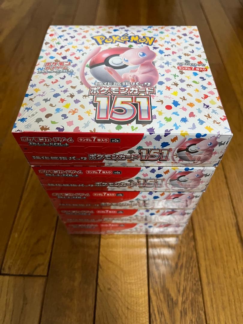 ポケモンカード151 5BOX　シュリンク付き
