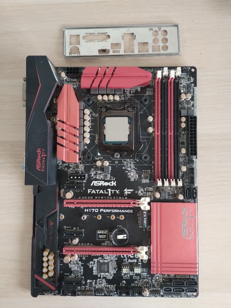 CPU： i7-6700K、MB：ASRock H170 PERFORMANCE