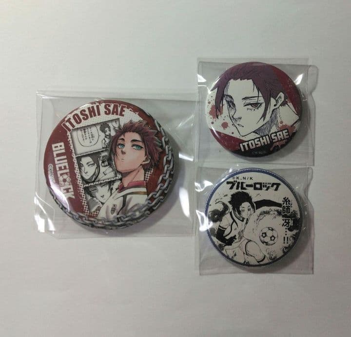ブルーロック 糸師冴 プリンセスカフェ プリカフェ アニカプ 糸師凛 缶バッジ