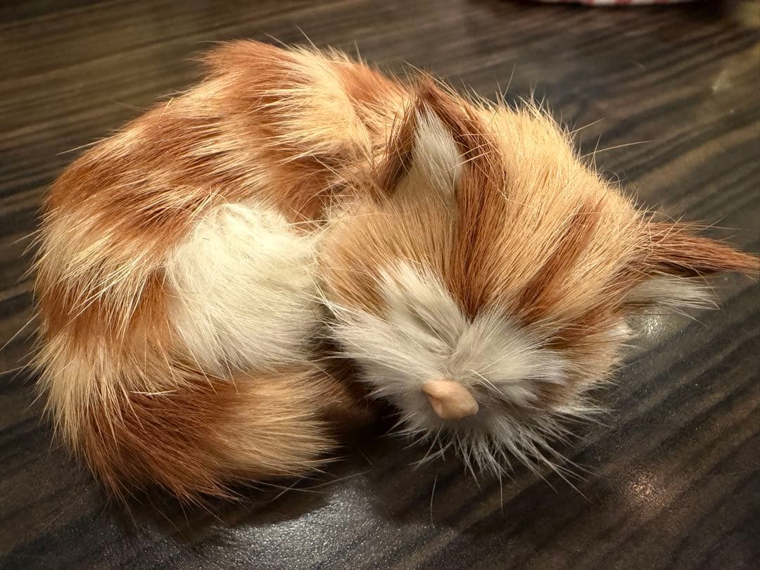 猫好きな方必見　猫のレトロ置物13点セット（ファー・陶器）　約20年前