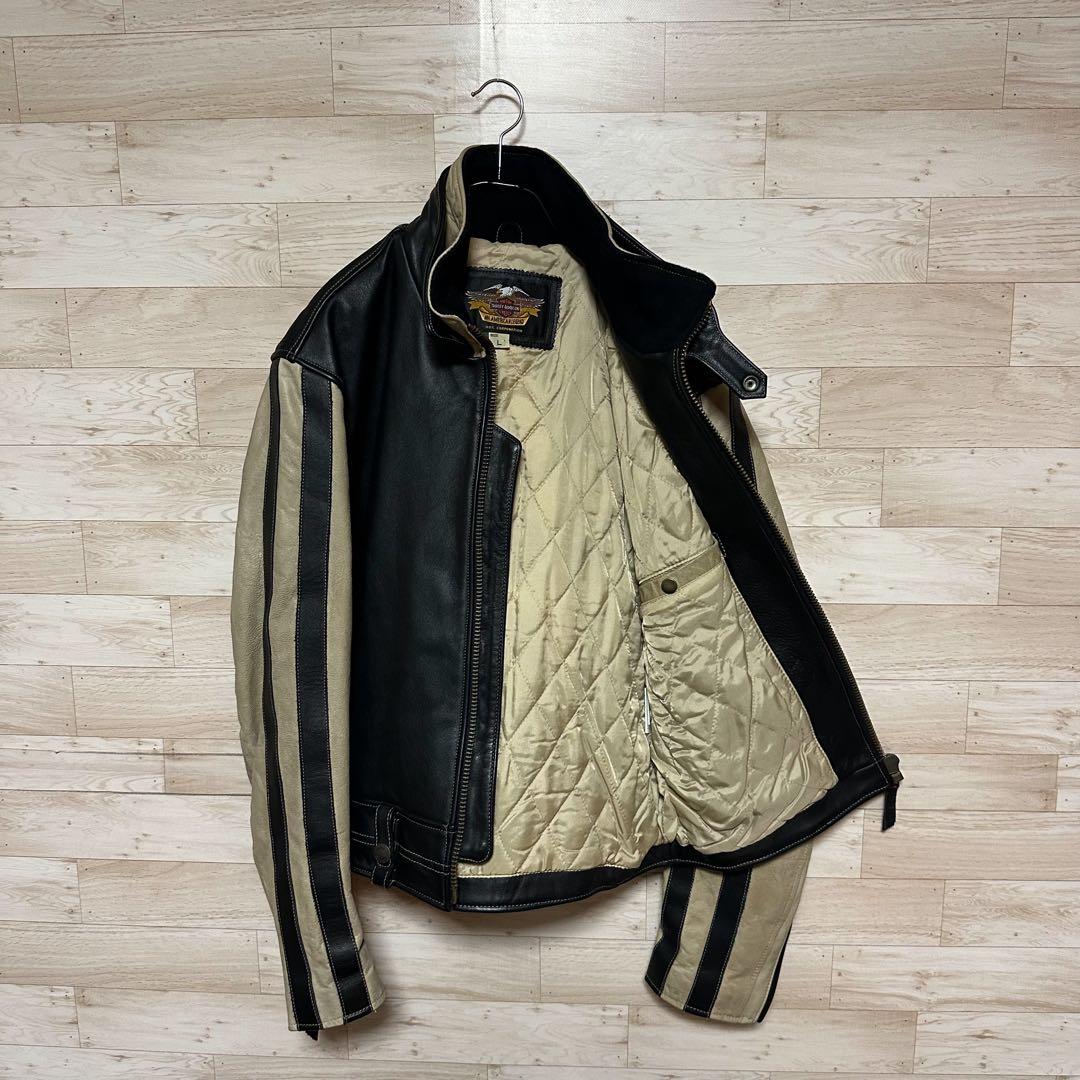 ✨HARLEY DAVIDSON ハーレー ライダース レザージャケットL✨