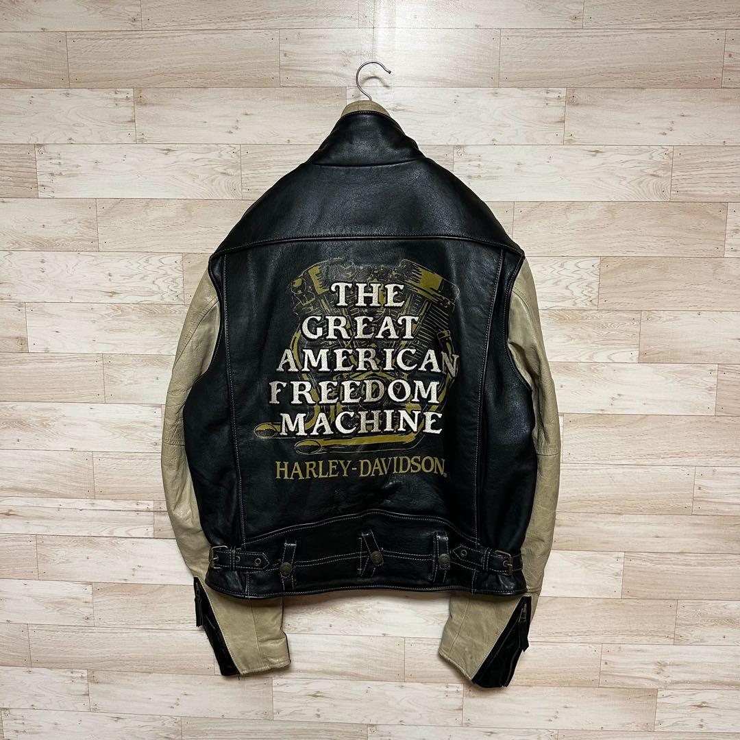 ✨HARLEY DAVIDSON ハーレー ライダース レザージャケットL✨